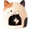 Show in main carousel: Squishmallows Cam the Cat Covered Dog & Cat Bed, Gray & White slide 1 of 6