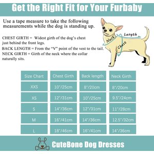 CuteBone Polka Dot Dog Mesh Sundress, Red, Medium