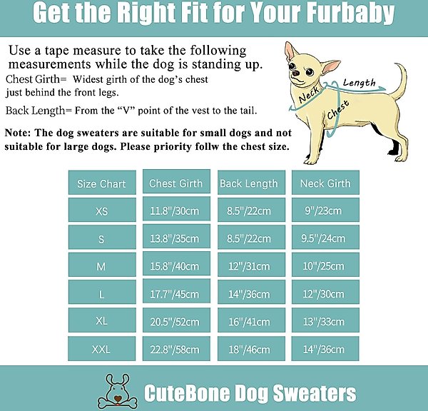 Show full view: CuteBone Hearts Dog Sweater Dress, Pink, Medium slide 4 of 9