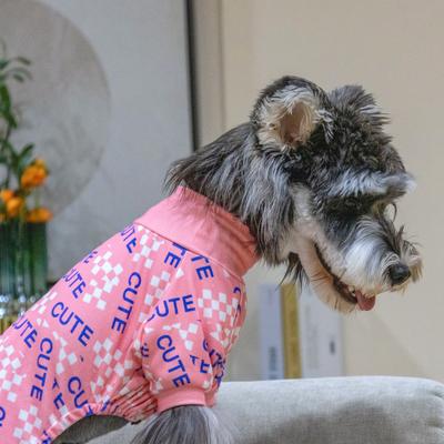 Show full view: CuteBone Turtleneck Dog Pajamas, Pink, Medium slide 8 of 12