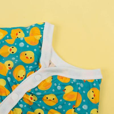 Show full view: CuteBone Duck Big Dog Pajamas, Blue-Green & Yellow, X-Large slide 5 of 11