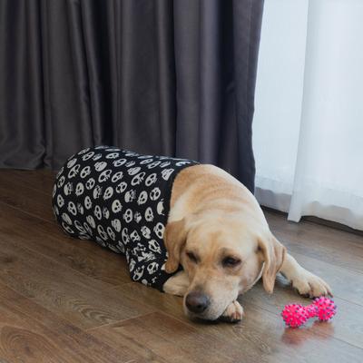 Show full view: CuteBone Skull Big Dog Pajamas, Black & White, Large slide 9 of 11