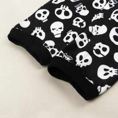 Show full view: CuteBone Skull Big Dog Pajamas, Black & White, Large slide 5 of 11