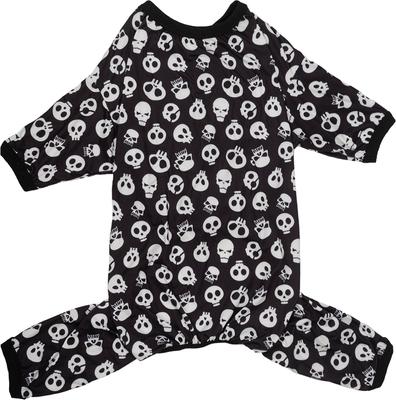 Show full view: CuteBone Skull Big Dog Pajamas, Black & White, Large slide 2 of 11