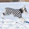 Show in main carousel: CuteBone Checkered Turtleneck Dog Pajamas, Black & White, Large slide 7 of 12