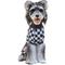 Show in main carousel: CuteBone Checkered Turtleneck Dog Pajamas, Black & White, Large slide 1 of 12
