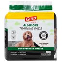 Glad for Pets Black Charcoal Puppy Pad, 23" x 23", 100 count