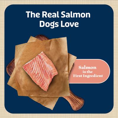 Show full view: Blue Buffalo Blue Bits Savory Salmon Recipe Chicken Free Soft-Moist Training Dog Treats, 4-oz bag slide 4 of 12
