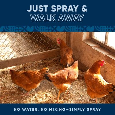 Show full view: EcoStrong Chicken Coop Odor Eliminator Spray, 1-gal jug with 32-fl oz bottle slide 5 of 7