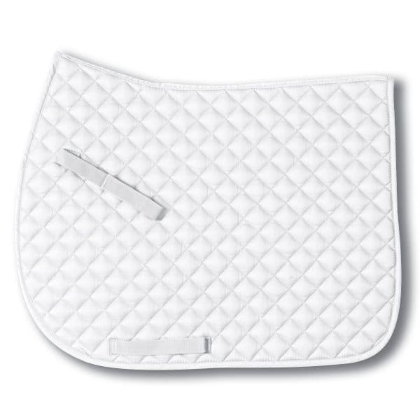 Centaur Imperial Quilted Dressage Saddle Pad, Black/black Trim
