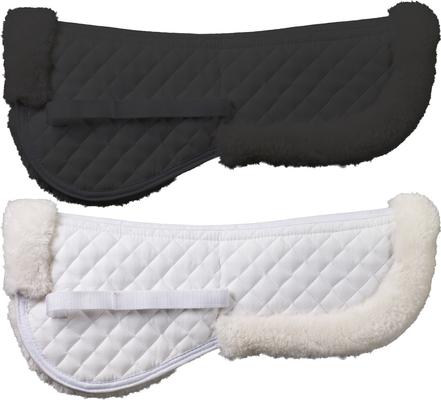 Show full view: Ovation OV Syntech Half Saddle Pad, Black slide 2 of 2