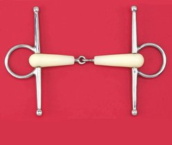 Happy Mouth Jointed Full Cheek Horse Bit, 4 1/2-in