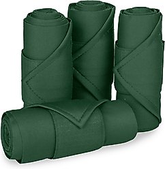 Equi-Essentials Poly Standing Horse Leg Wraps, Hunter Green, 5-in x 12-ft