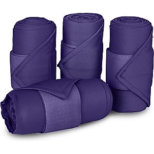 Equi-Essentials Poly Standing Horse Leg Wraps, Purple, 5-in x 5-ft