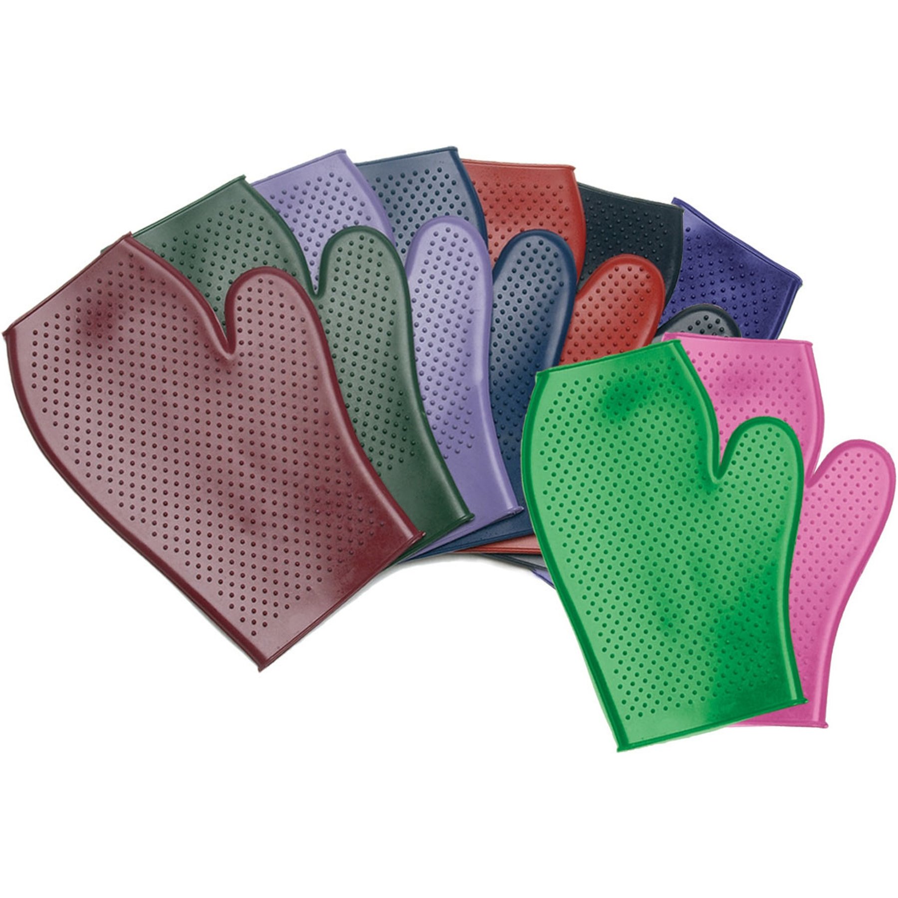 Equi-Essentials Equi-Essentials ECO Rubber Horse Grooming Mitt, Sapphire