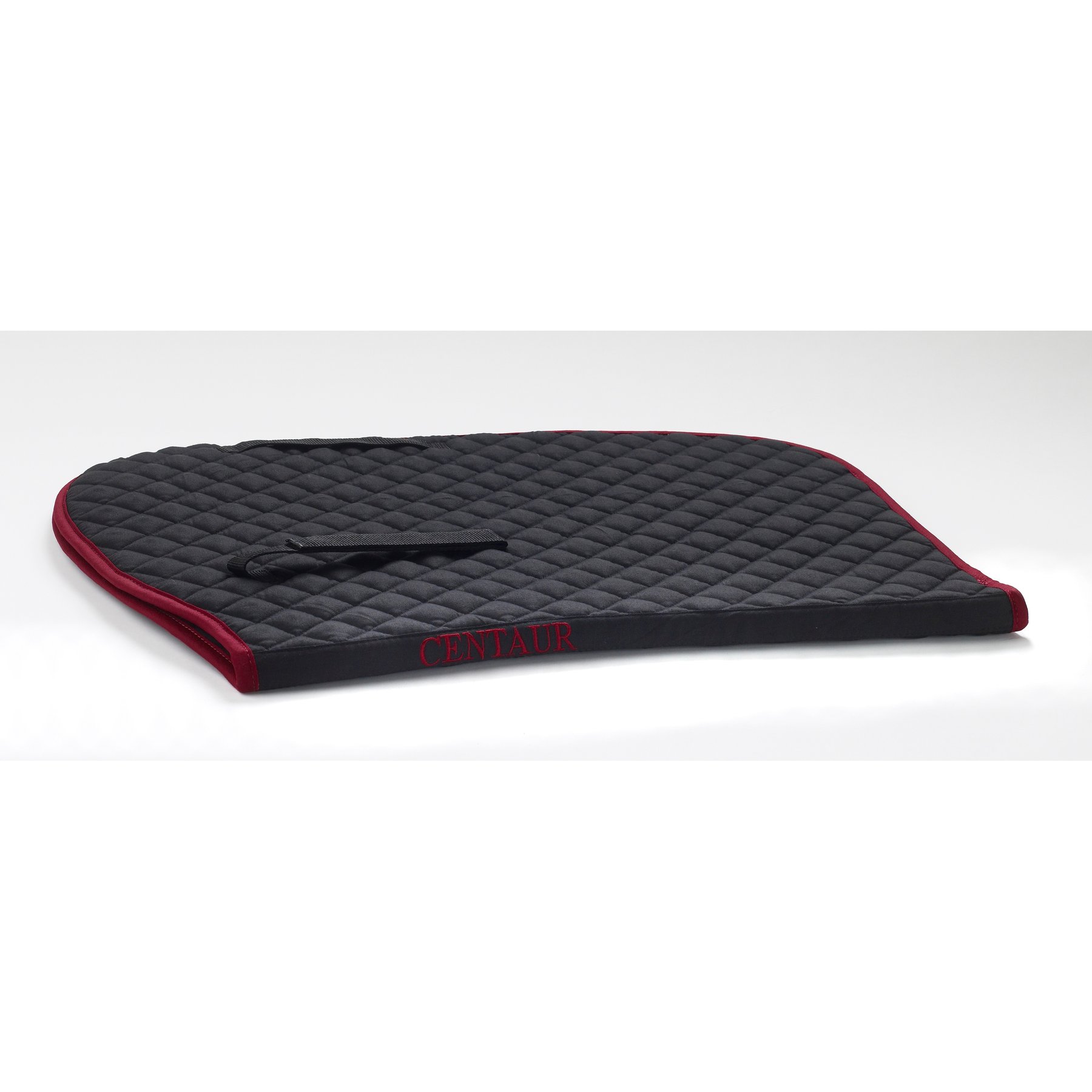 Centaur Imperial Quilted Saddle Pad, Burgundy/Burgundy