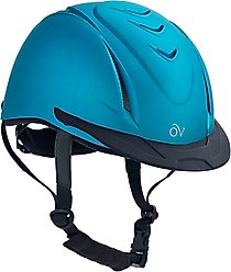 Ovation Metallic Schooler Helmet, Teal, Small/Medium