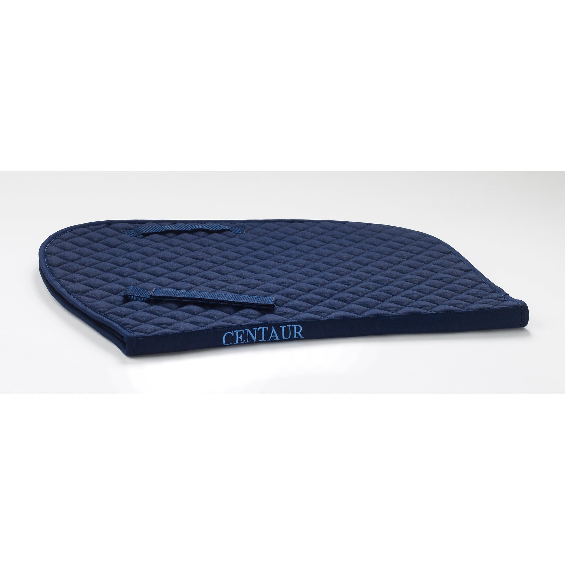 Centaur Imperial Quilted Saddle Pad, Navy/Navy Binding