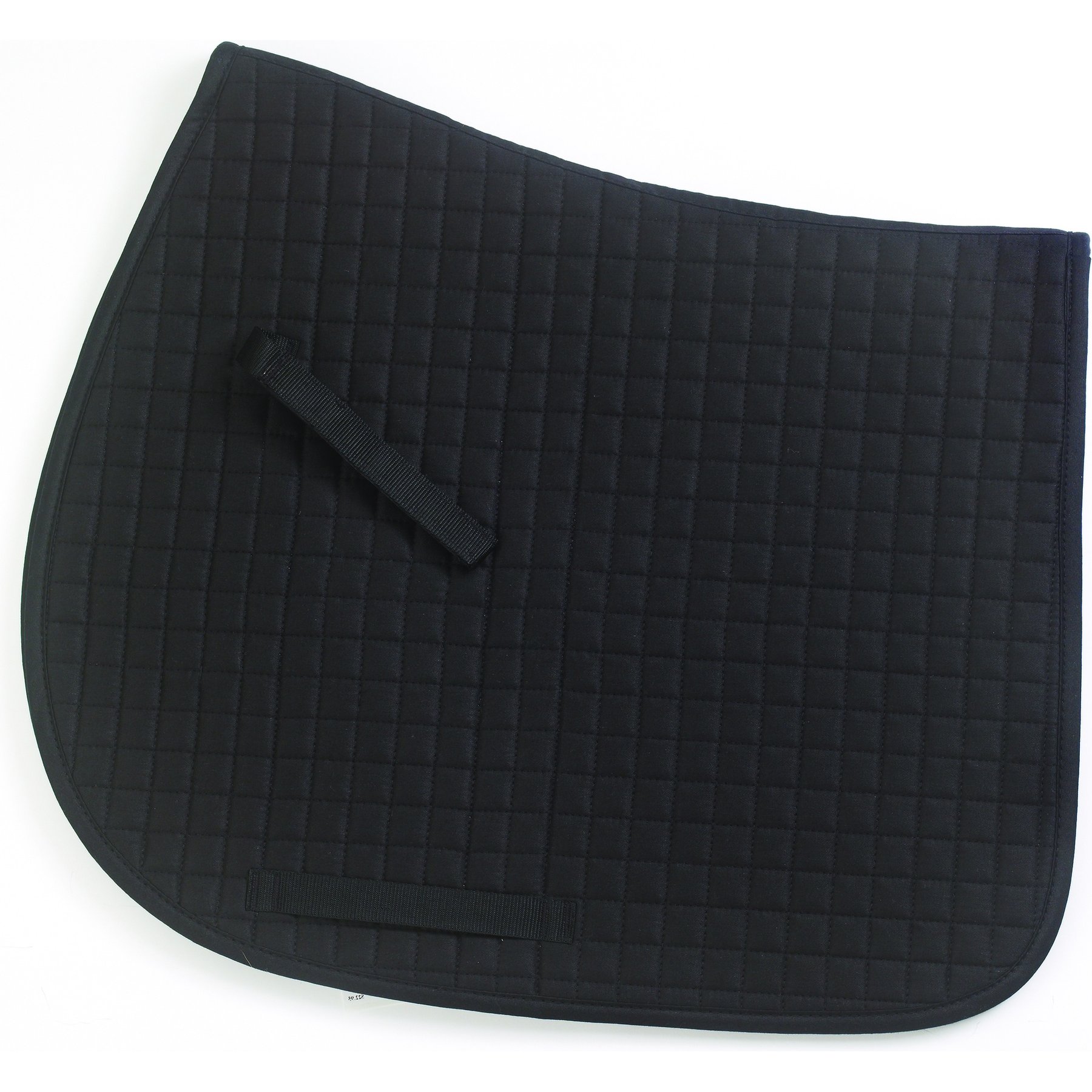 Centaur Imperial Quilted Dressage Saddle Pad, Black/Black Trim