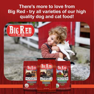Show full view: Big Red Seafood & Fish Medley Dry Cat Food, 40-lb bag slide 9 of 9
