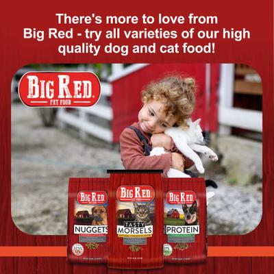 Show full view: Big Red Seafood & Fish Medley Dry Cat Food, 20-lb bag slide 9 of 9