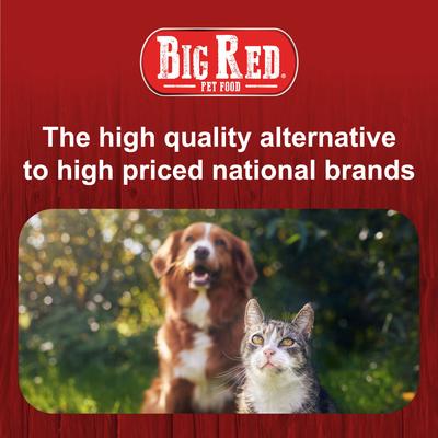 Show full view: Big Red Seafood & Fish Medley Dry Cat Food, 40-lb bag slide 8 of 9