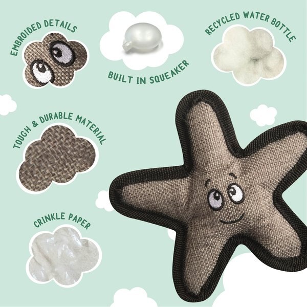 Snugarooz Crinkle Bone Dog Toy, 8-in
