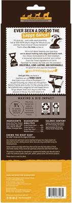 Show full view: Earth Animal No-Hide Strips Thin Natural Rawhide Alternative Peanut Butter Vegetarian Recipe Dog Chew Treat, 10 count slide 3 of 13