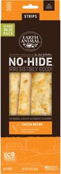 Earth Animal No-Hide Strips Thin Natural Rawhide Alternative Chicken Recipe Dog Treat, 10 count