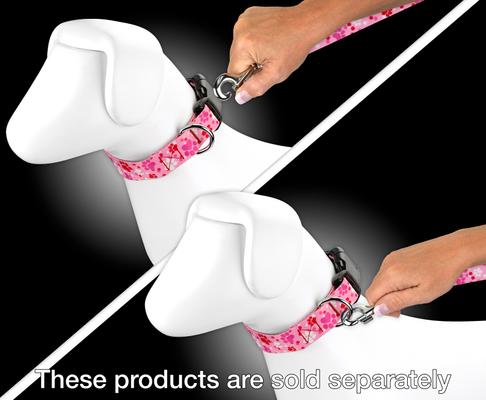 Show full view: Country Brook Design Puppy Love Dog Leash, Pink, Large: 6-ft long, 1-in wide slide 5 of 6