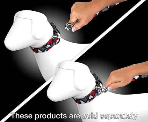 Show full view: Country Brook Petz Be Mine Dog Leash, Black, Large: 6-ft long, 1-in wide slide 5 of 5