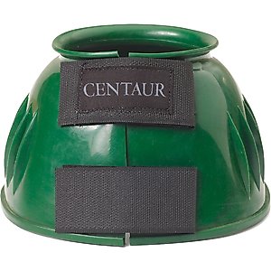 Centaur PVC HL Rib Horse Bell Boot, Dark Green, X-Large