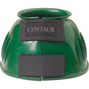 Centaur PVC HL Rib Horse Bell Boot, Dark Green, Large