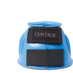 Centaur PVC HL Rib Horse Bell Boot, Light Blue, Medium
