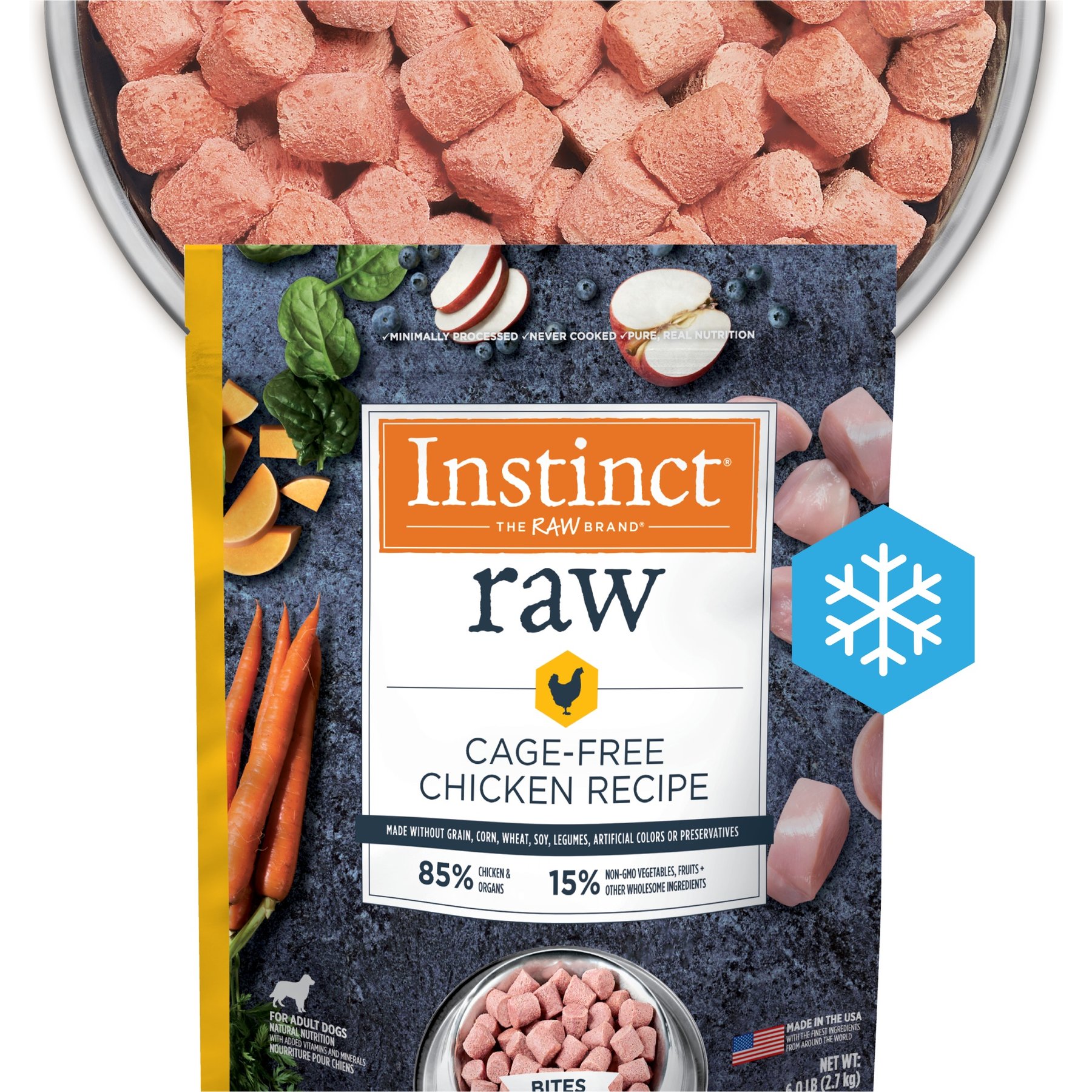 Instinct raw dog food medallions hotsell