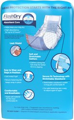 Hartz Comfitables Stretchy Waistband Disposable Male Dog Wraps, Medium, 36 count slide 2 of 9