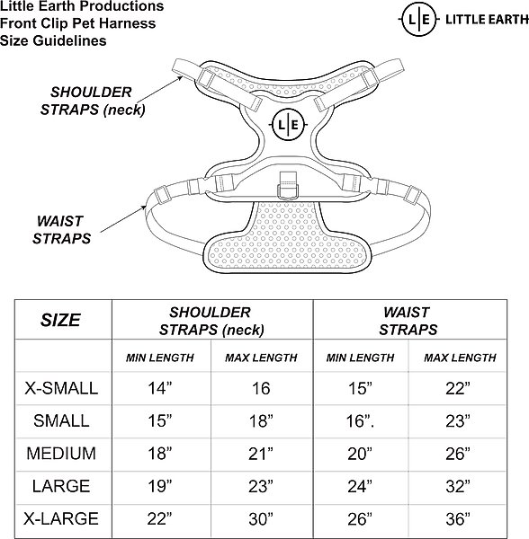 Show full view: Littlearth NHL Front Clip Dog Harness, Small, Los Angeles Kings slide 4 of 5