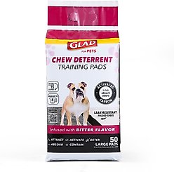 Glad for Pets Activated Carbon Dog Training Pads 23 x 23-in, 50 count