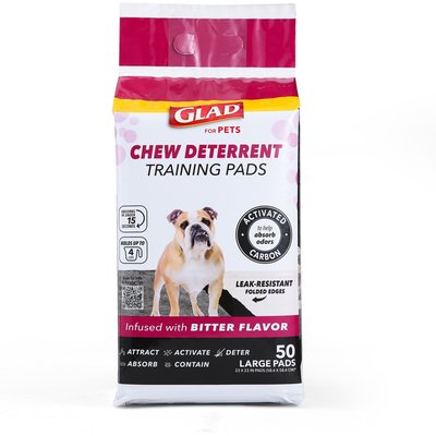 Glad for Pets Glad for Pets Activated Carbon Dog Training Pads 23 x 23-in, 50 count