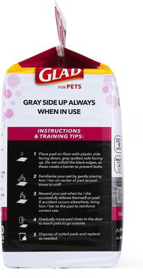 Show full view: Glad for Pets Activated Carbon Dog Training Pads 23 x 23-in, 50 count slide 4 of 11