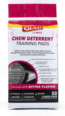 Show full view: Glad for Pets Activated Carbon Dog Training Pads 23 x 23-in, 50 count slide 3 of 11