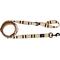 Show in main carousel: Hamilton A Day Together Ribbon Overlay Nylon Standard Dog Leash, Brown Stripes, Small/Medium: 6-ft long, 5/8-in wide slide 1 of 5