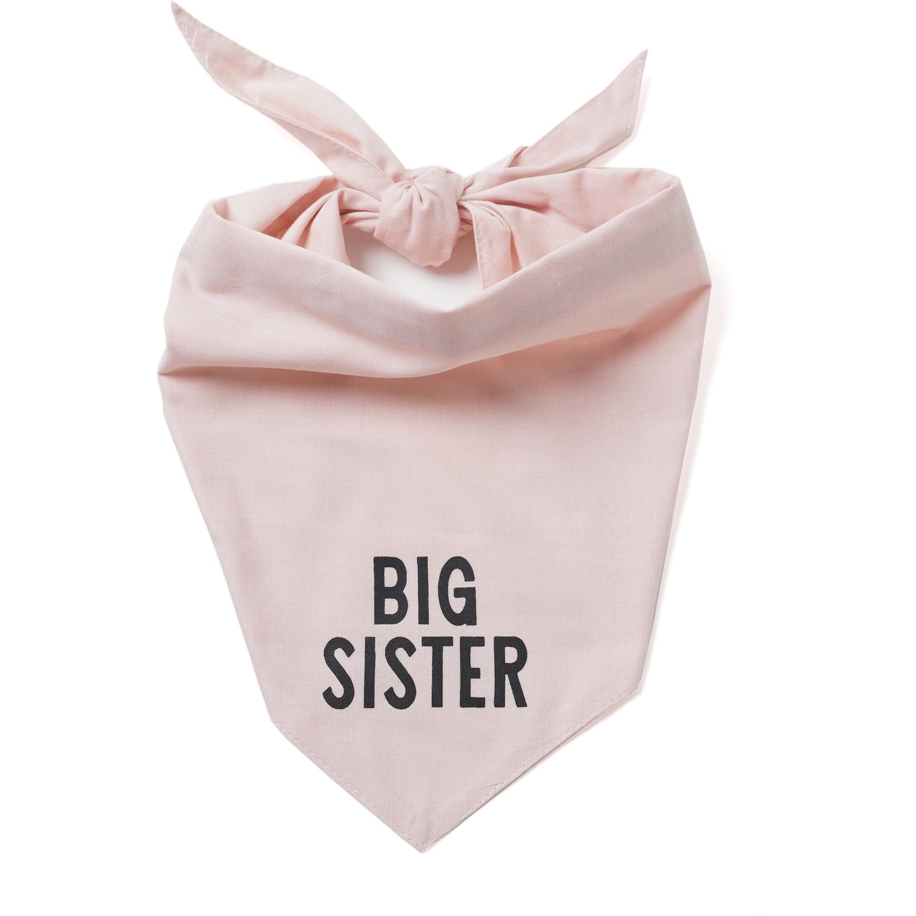 The Paws My Big Sister Dog & Cat Bandana, Pink, Medium