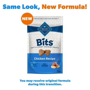 Blue Buffalo Blue Bits Tasty Chicken Recipe Soft-Moist Training Dog Treats, 19-oz bag