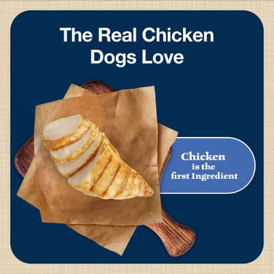 Show full view: Blue Buffalo Blue Bits Tasty Chicken Recipe Soft-Moist Training Dog Treats, 4-oz bag slide 4 of 11