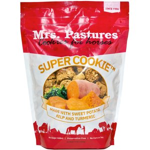 Mrs. Pastures Natural Sweet Potato Super Cookie Horse Treats, 4-lb bag