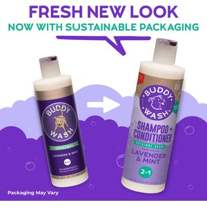 Buddy Wash Original Lavender & Mint Dog Shampoo & Conditioner, 16-fl oz bottle