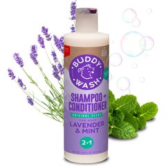 Buddy Wash Original Lavender & Mint Dog Shampoo & Conditioner, 16-fl oz bottle