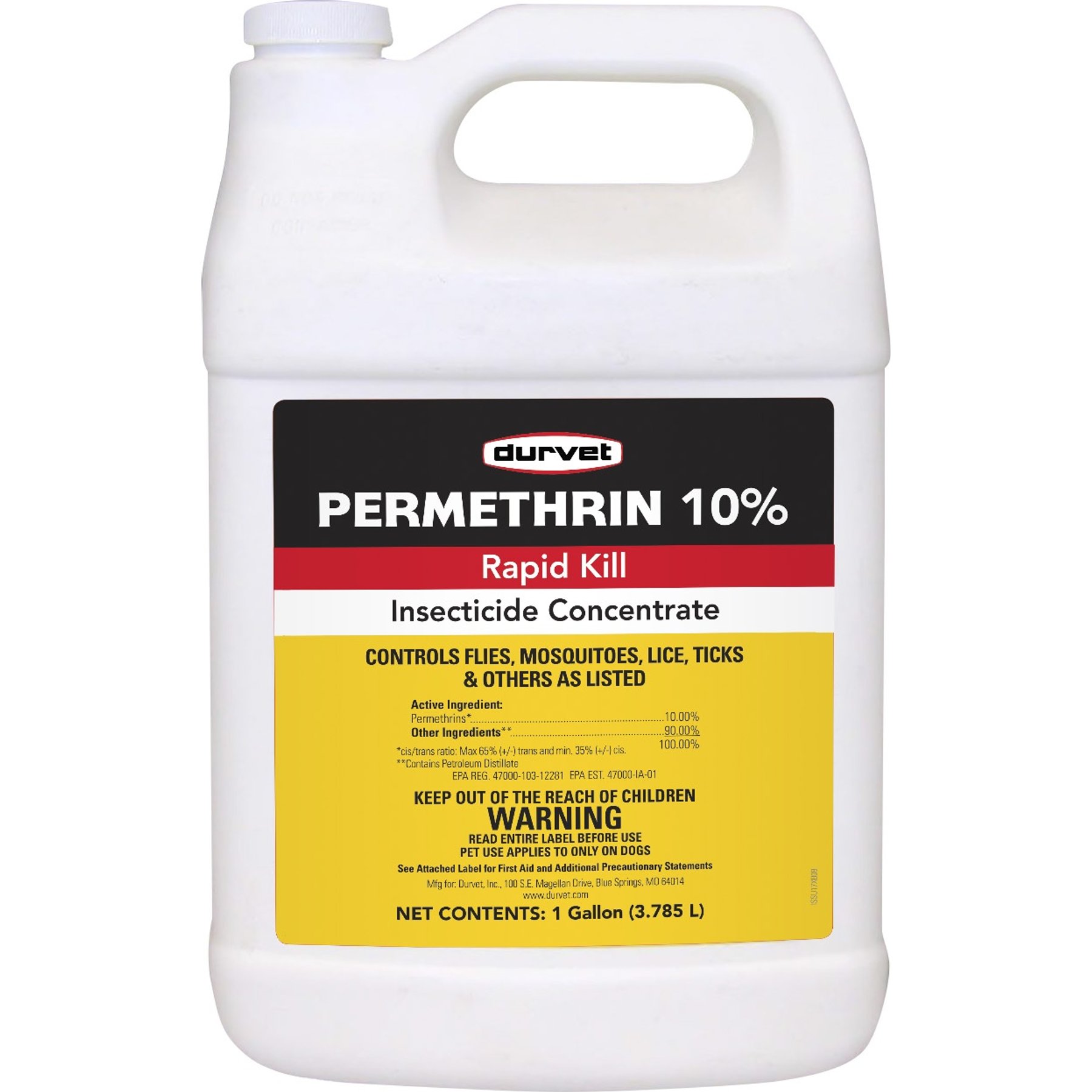 Durvet Permethrin 10% Farm Animal Insecticide, 1-gal