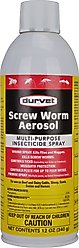 Durvet Screw Worm Farm Animal Aerosol Spray, 12-fl oz